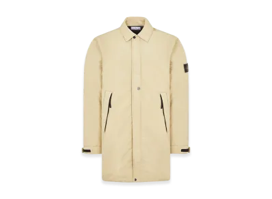 Stone Island 70726 Micro Twill with Primaloft P.U.R.E Insulation Technology Trench Coat - 23FW "Ecru"