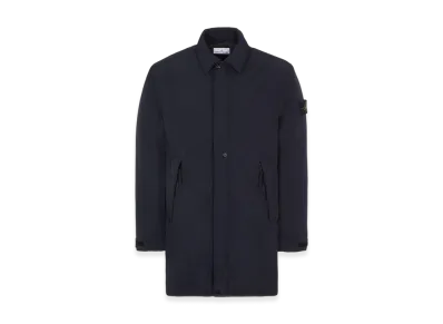 Stone Island 70726 Micro Twill with Primaloft Pure Insulation Trench Coat - 23FW "Navy Blue"