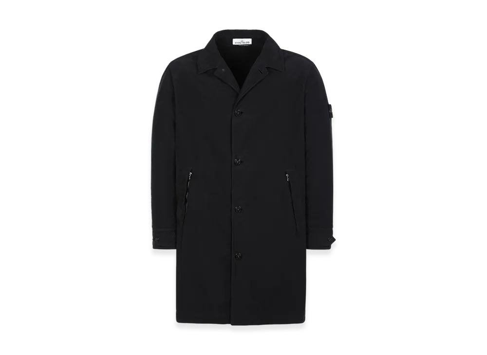 Stone Island 70531 David Light TC Con Micropile Trench Coat - 20FW "Black"