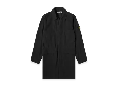Stone Island 70333 Nylon Cotton Batavia Garment Dyed Mac - 22SS "Black"