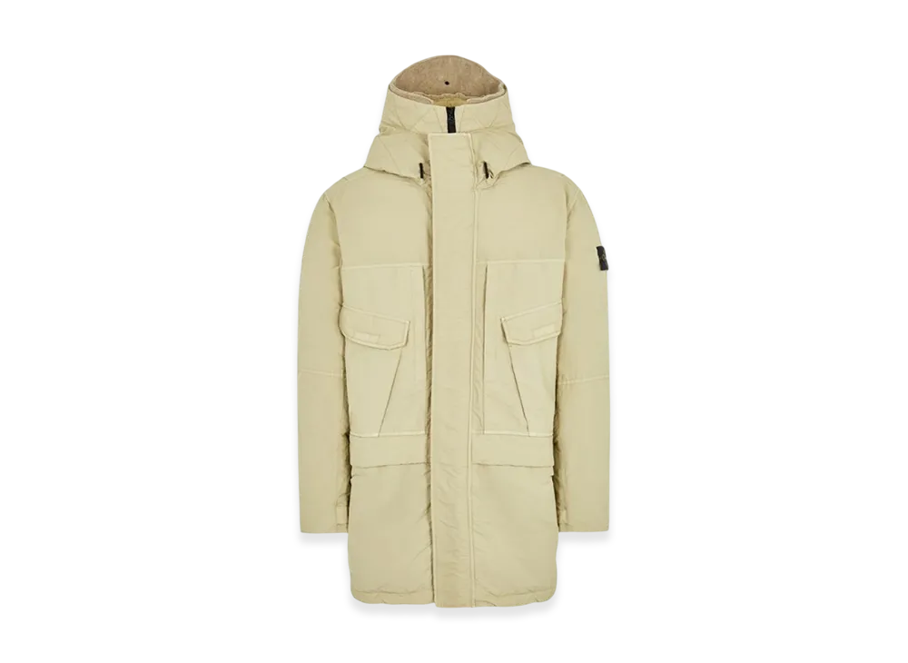 Stone Island 70333 Naslan Down-TC Parka - 21FW "Ecru"