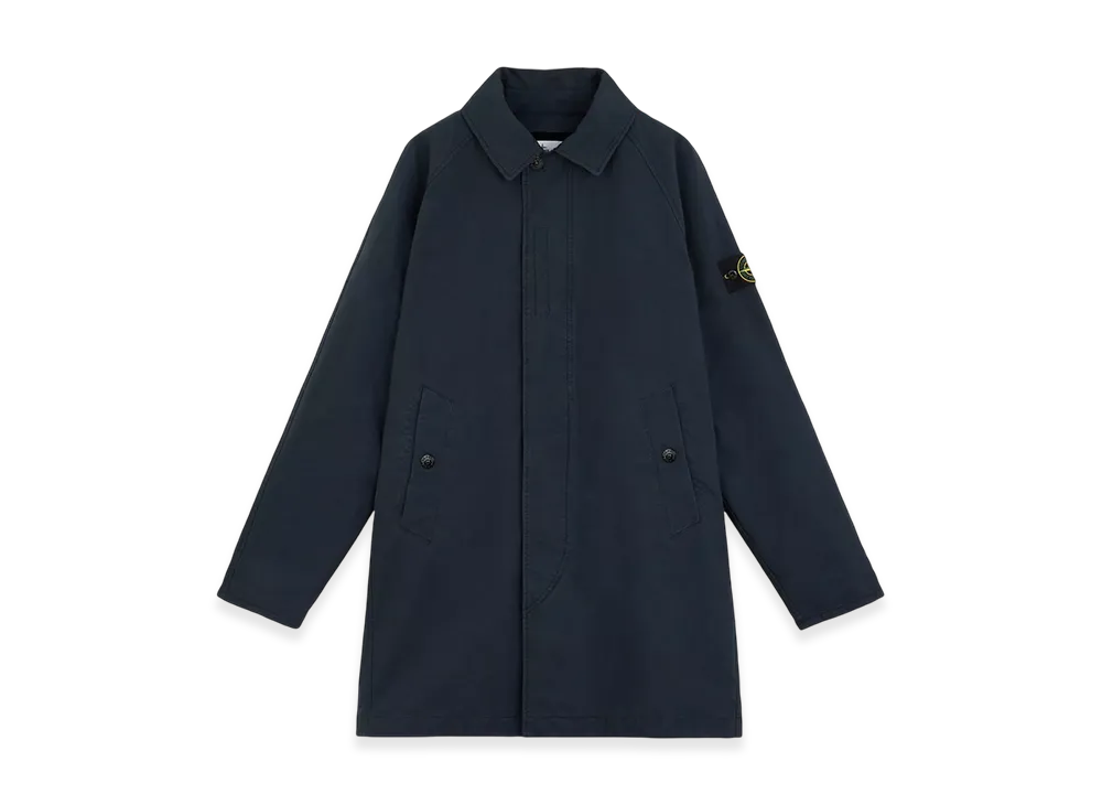Stone Island 70249 David-TC Car Coat with Anti-Drop - 24FW "Navy Blue"