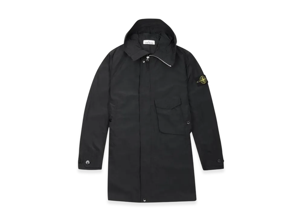 Stone Island 70222 Micro Reps Mid Length Jacket - 21SS "Black"