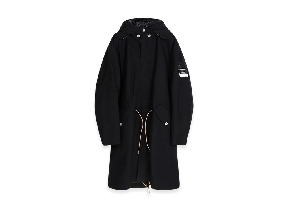 Stone Island 70201 Poly Wool Diagonal 3L Jacket - 21FW "Black"