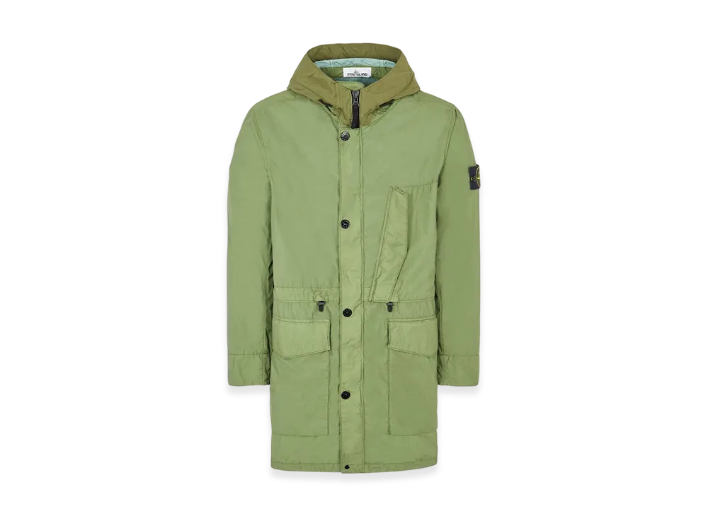 Stone Island 70132 Naslan Light Watro Garment Dyed Parka - 22SS "Olive Green"