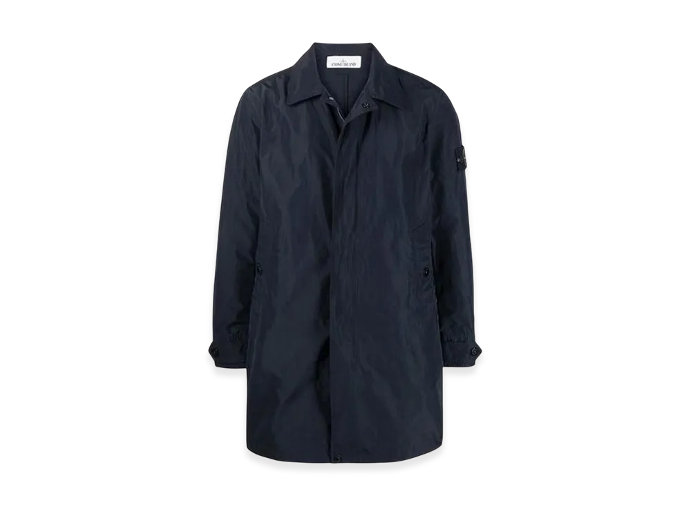 Stone Island 70122 Micro Reps Trench Coat - 21SS "Navy Blue"