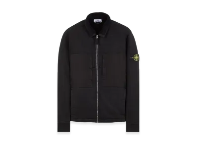 Stone Island 67256 Plated Terry Fleece Track Top - 23FW "Black"