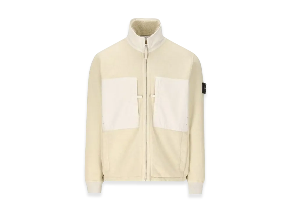 Stone Island 67256 Terry Fleece Track Top - 23FW "Plaster"
