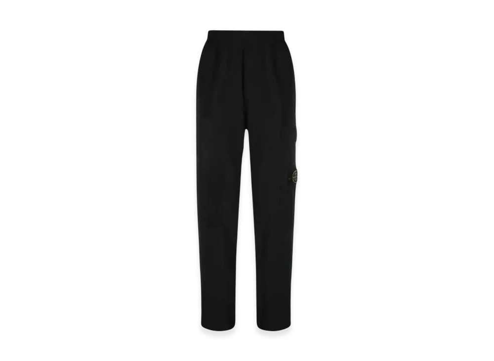 Stone Island 67053 Recycled Stretch Nylon Twill Cargo Pants - 23FW "Black"