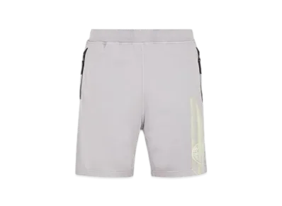 Stone Island 66865 Stripes Three Print Loose Fit Bermuda Shorts - 24SS "Dust Grey"