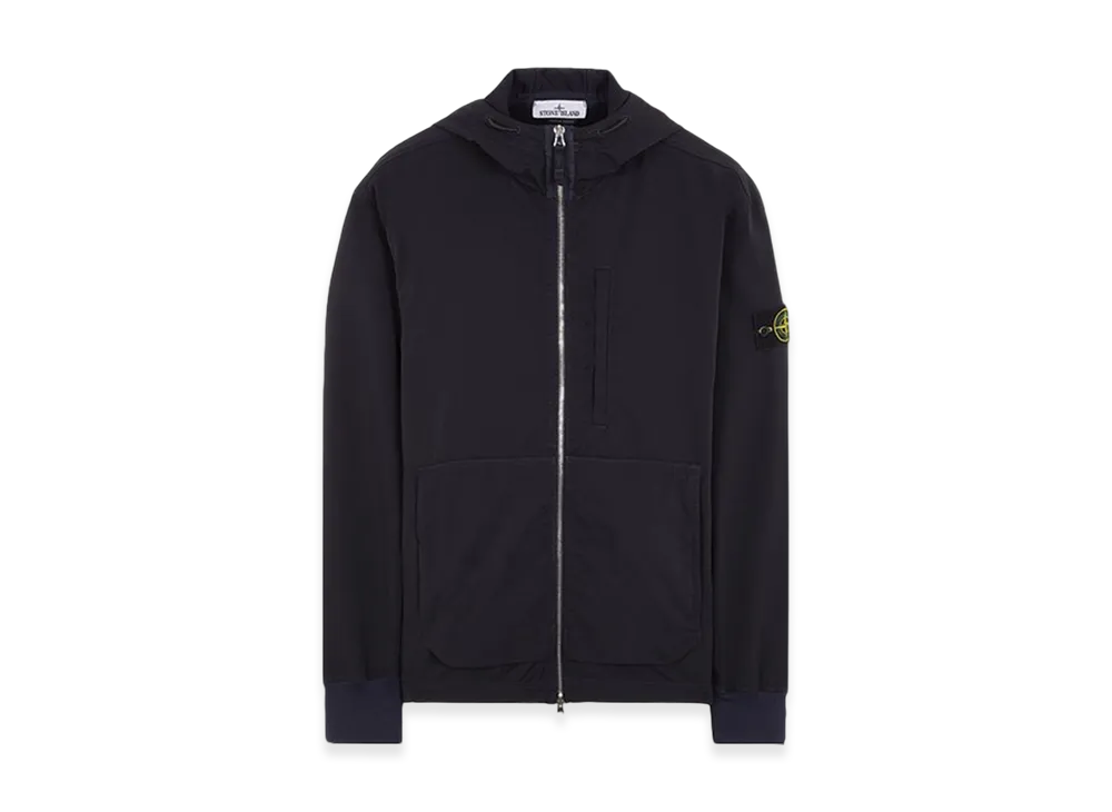Stone Island 66853 Recycled Stretch Nylon Twill Hooded Blouson - 23FW "Navy Blue"