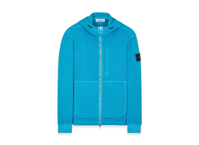 Stone Island 66853 Recycled Stretch Nylon Twill Hooded Blouson - 23FW "Turquoise"