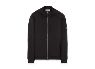 Stone Island 66853 Recycled Stretch Nylon Twill Hooded Blouson - 23FW "Black"