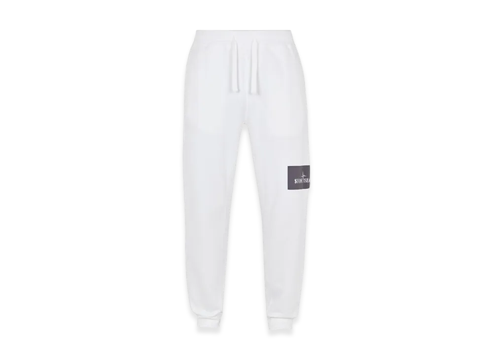 Stone Island 66762 Institutional Two Print Regular Fit Jogger Pants - 24SS "White"