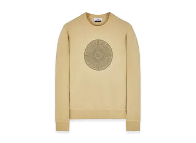 Stone Island 66559 Industrial One Print Crewneck Sweatshirt - 23FW "Ecru"