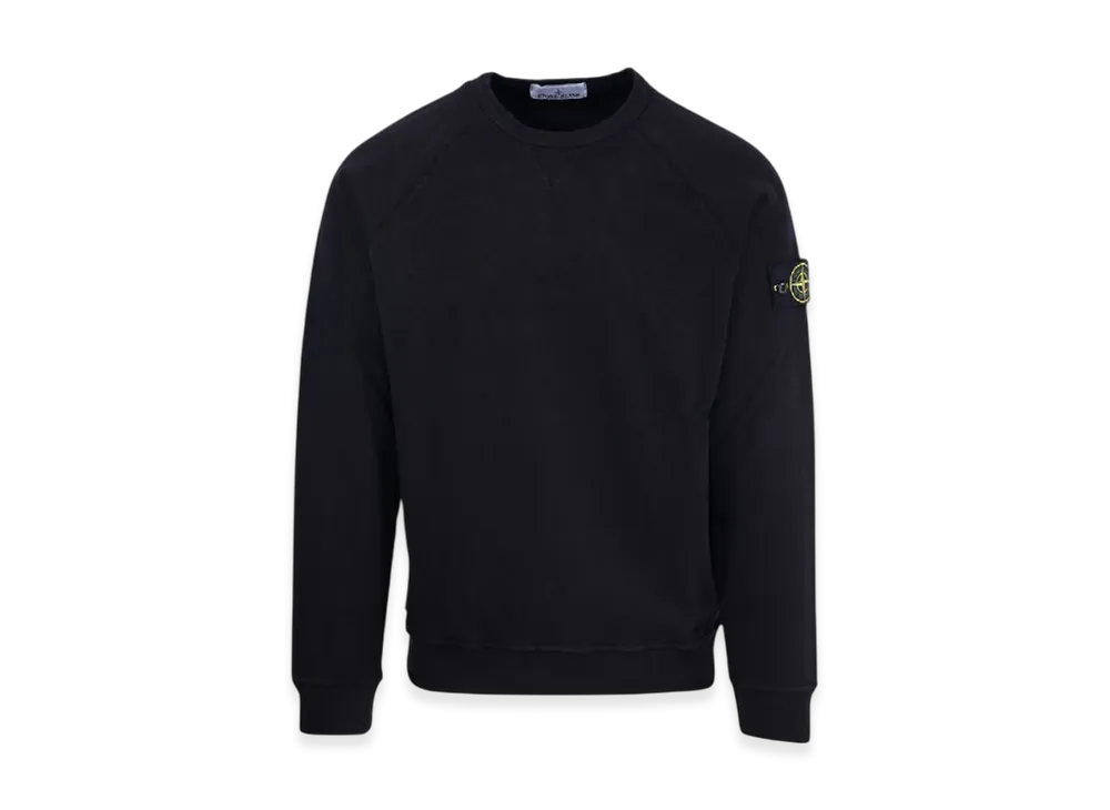 Stone Island 66360 Old Treatment Crewneck Sweatshirt - 23SS "Black"
