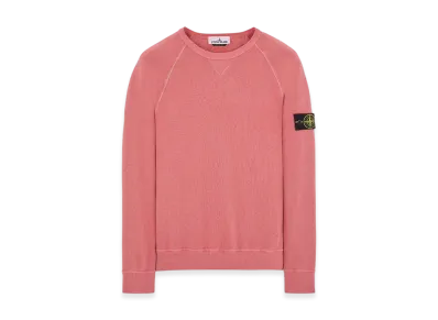 Stone Island 66360 Old Treatment Crewneck Sweatshirt - 23SS "Cyclamen"