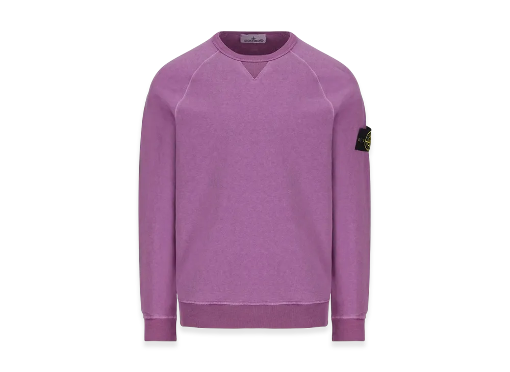 Stone Island 66360 Old Treatment Crewneck Sweatshirt - 23SS "Purple"