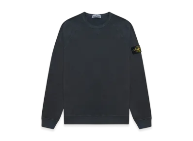 Stone Island 66360 Garment Dyed Malfile Fleece Crewneck Sweatshirt - 22SS "Steel Grey"