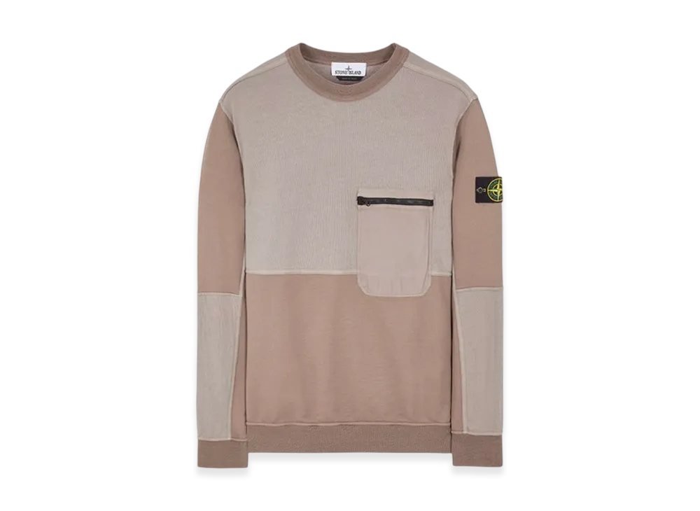 Stone Island 65677 Light Crewneck Sweatshirt - 24SS "Dove Gray"