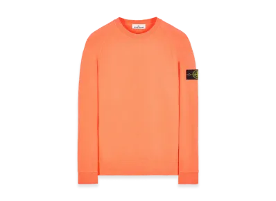 Stone Island 655Q1 Heavy Cotton 82/22 Garment Dyed Crewneck Sweatshirt - 22SS "Orange"