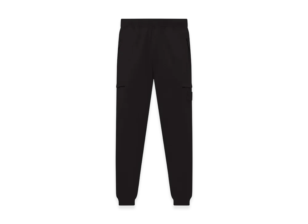 Stone Island 655F3 Ghost Piece Cotton Stretch Fleece Pants - 21SS "Black"