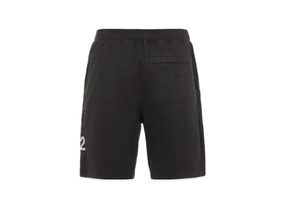 Stone Island 654Q1 Cotton Fleece Shorts - 22SS "Black"