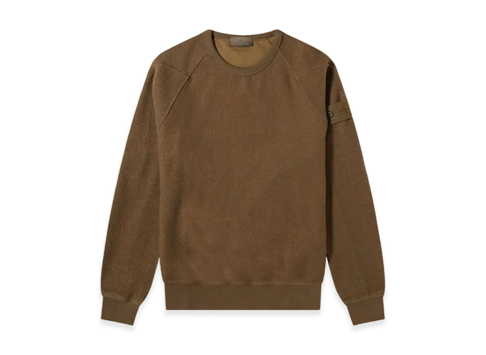 Stone Island 654F5 Ghost Piece Crewneck Sweatshirt - 20FW "Military Green"