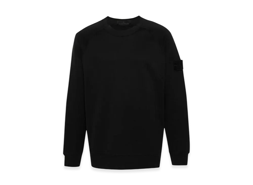 Stone Island 654F3 Ghost Piece Crewneck Sweatshirt - 24SS "Black"