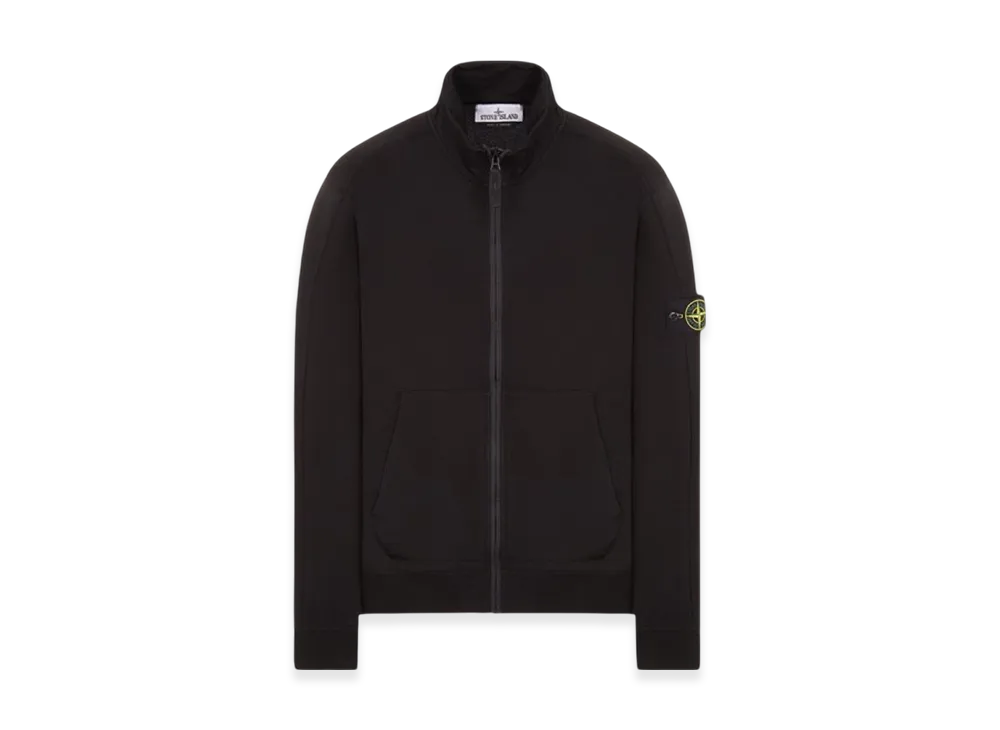 Stone Island 64952 Fleece Track Top - 24SS "Black"