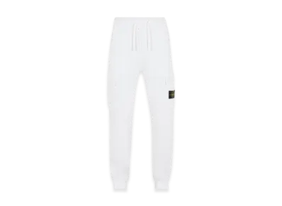 Stone Island 64751 Cotton Fleece Garment Dyed Jogging Pants - 22SS "White"