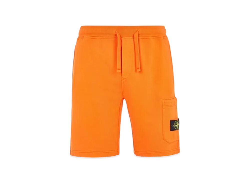 Stone Island 64651 Regular Fit Cargo Bermuda Shorts - 24SS "Orange"