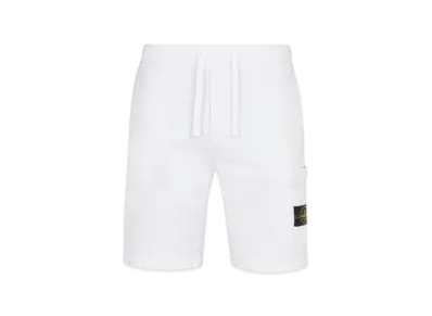 Stone Island 64651 Regular Fit Cargo Bermuda Shorts - 24SS "White"