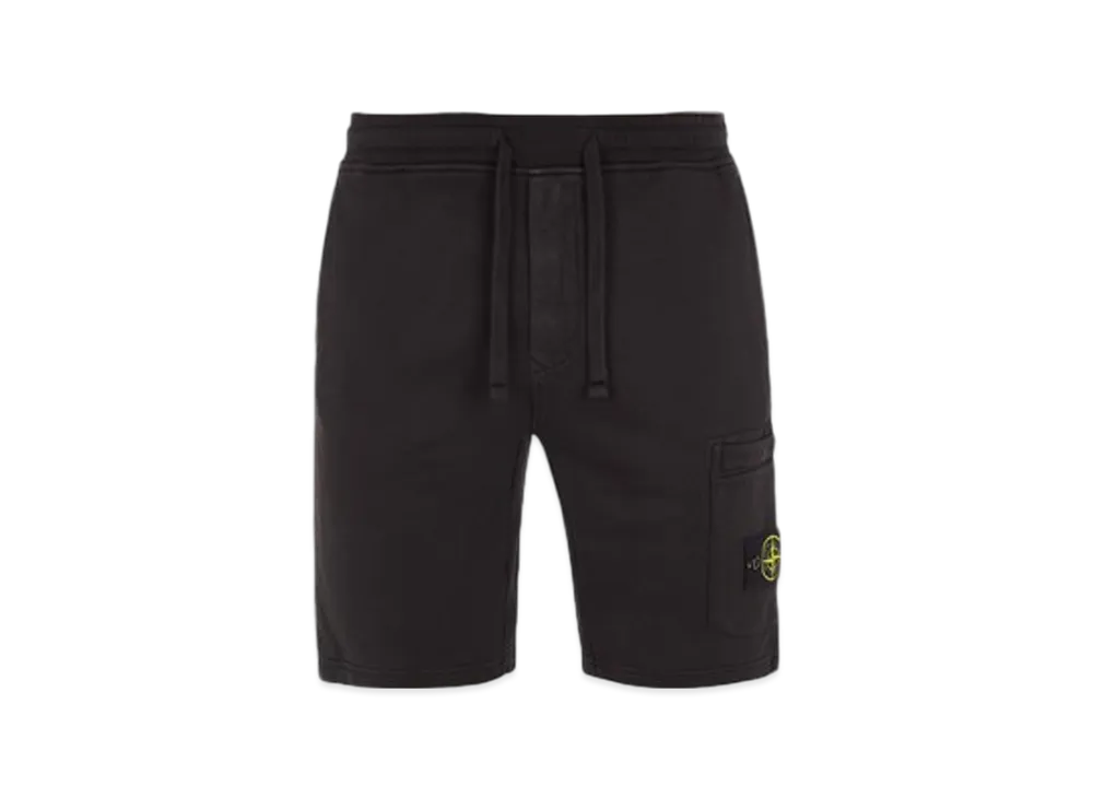 Stone Island 64651 Regular Fit Cargo Bermuda Shorts - 24SS "Black"