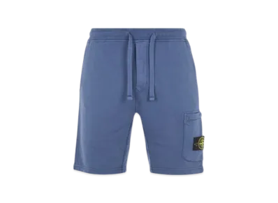 Stone Island 64651 Regular Fit Cargo Bermuda Shorts - 24SS "Avio Blue"
