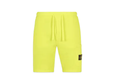 Stone Island 64651 Regular Fit Cargo Bermuda Shorts - 24SS "Neon Yellow"