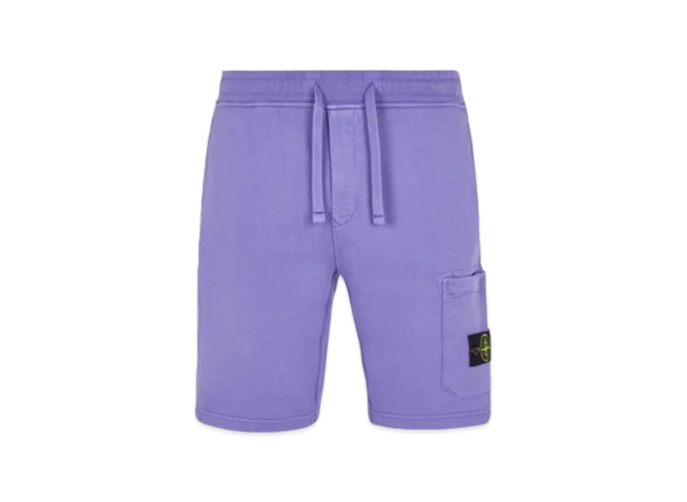 Stone Island 64651 Regular Fit Cargo Bermuda Shorts - 24SS "Lavender"