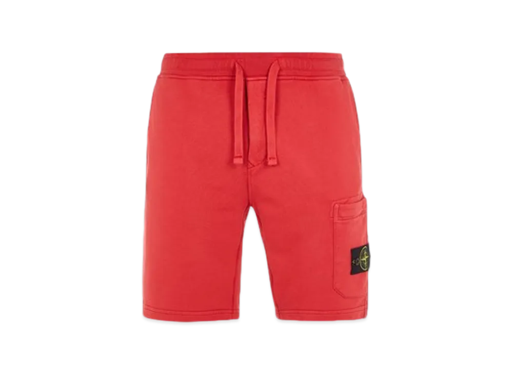 Stone Island 64651 Regular Fit Cargo Bermuda Shorts - 24SS "Red"