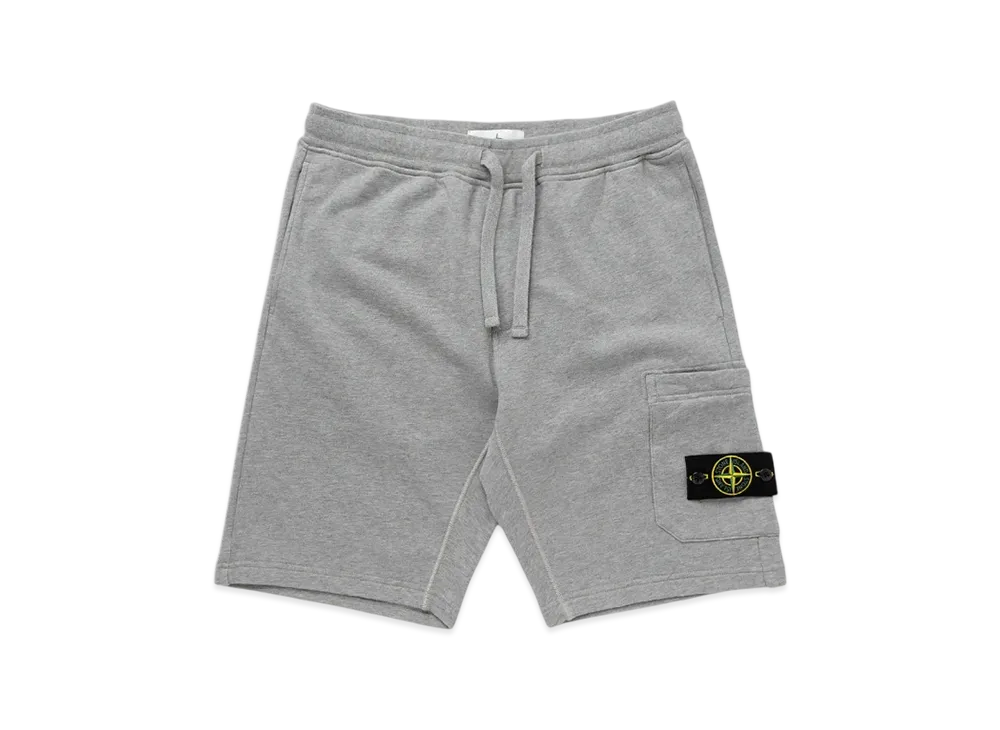 Stone Island 64651 Fleece Bermuda Shorts - 24SS "Dust Melange"