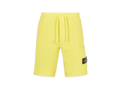 Stone Island 64651 Fleece Bermuda Shorts - 23SS "Yellow"
