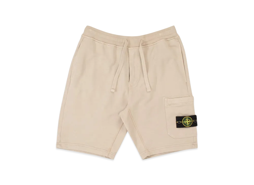Stone Island 64651 Fleece Bermuda Shorts - 23SS "Dove Grey"