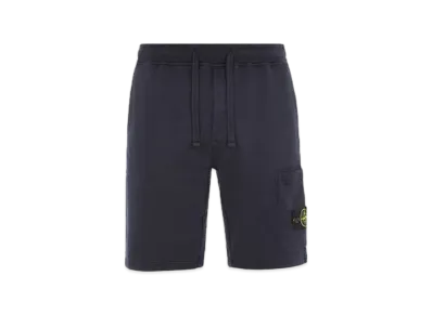 Stone Island 64651 Fleece Bermuda Shorts - 23SS "Navy Blue"