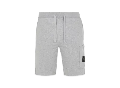 Stone Island 64651 Fleece Bermuda Shorts - 23SS "Powder Melange"