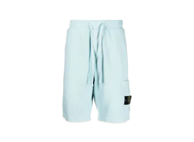 Stone Island 64651 Fleece Bermuda Shorts - 22SS "Aqua"