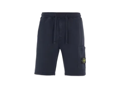 Stone Island 64651 Fleece Bermuda Shorts - 22SS "Navy Blue"