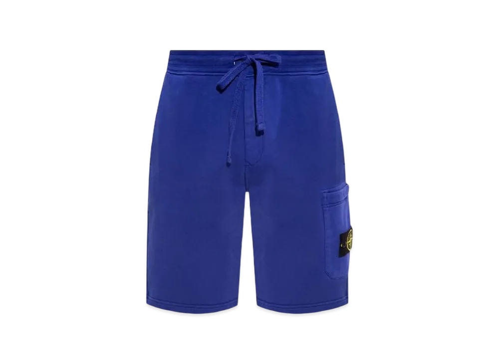 Stone Island 64651 Fleece Bermuda Shorts - 22SS "Bluette"