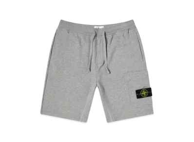 Stone Island 64651 Fleece Bermuda Shorts - 22SS "Melange Grey"
