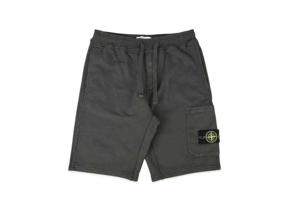 Stone Island 64651 Fleece Bermuda Shorts - 22SS "Dark Grey"