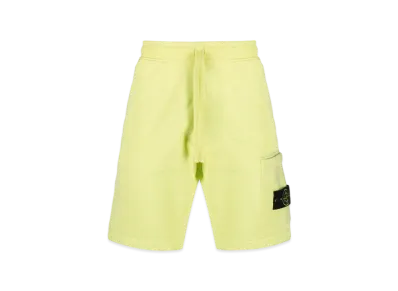 Stone Island 64651 Fleece Bermuda Shorts - 22SS "Lemon"