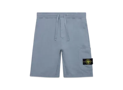 Stone Island 64651 Fleece Bermuda Shorts - 21SS "Pastel Blue"